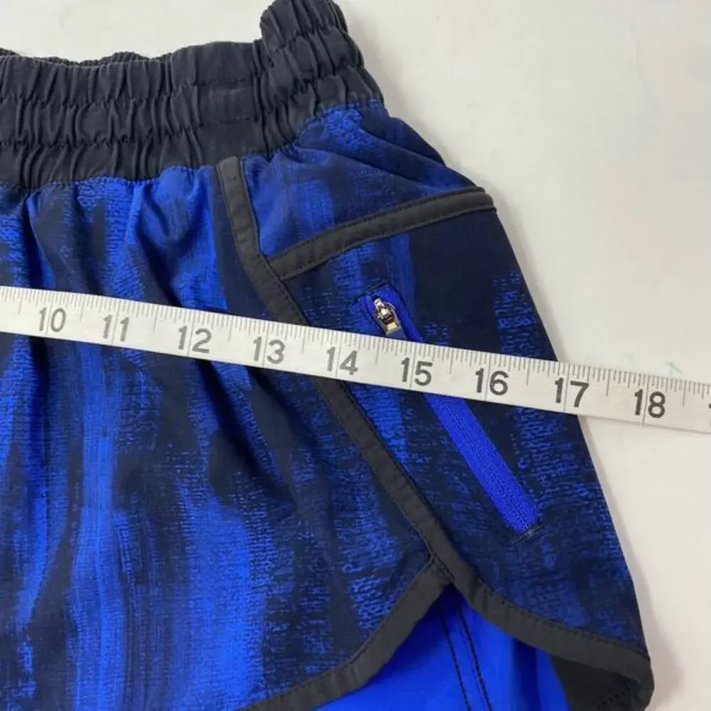 Lululemon Tracker Short III Womens 4 Four‎ Way Stretch Running Pockets Lined